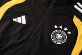 2026/27 Germany Black Hoody Zipper Jacket