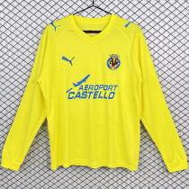 2008/2009 Villarreal FC Home Retro Long Sleeve Soccer Jersey