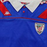 1994/1995 Bilbao AT Away Blue Retro Soccer Jersey