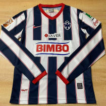2009/2010 Monterrey Home Retro Long Sleeve Soccer Jersey （3 Stars)