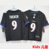 TUCKER #9 Baltimore Ravens Kids NFL Jersey 乌鸦