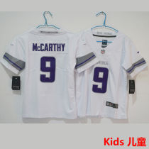 McCARTHY #9 Minnesota Vikings Kids NFL Jersey 维京人