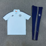 2026/27 Man City Light Blue POLO Training Tracksuit
