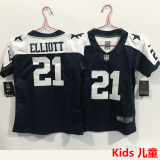 ELLIOTT #21 Dallas Cowboys Kids NFL Jersey 牛仔