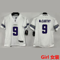 McCARTHY #9 Minnesota Vikings Girl NFL Jersey 维京人