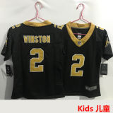 WINSTON #2 New Orleans Saints Kids NFL Jersey 圣徒