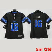 GOFF #16 Detroit Lions Girl NFL Jersey 雄狮