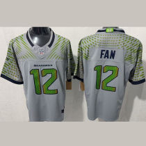FAN #12 Men's Seattle Seahawks NFL Jersey 海鹰
