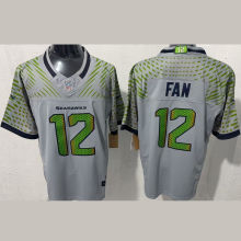 FAN #12 Men's Seattle Seahawks NFL Jersey 海鹰