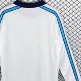 1998/1999 Napoli Away White Retro Long Sleeve Soccer Jersey