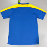 1998 Colombia Away Blue Retro Soccer Jersey