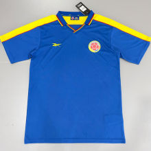 1998 Colombia Away Blue Retro Soccer Jersey