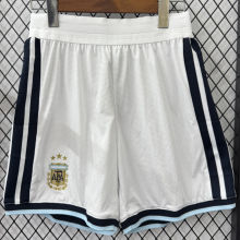 2026/27 Argentina White Player Version Shorts Pants 球员版