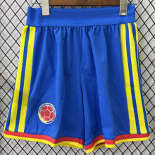 2026/27 Colombia Home Blue Player Version Shorts Pants 球员版