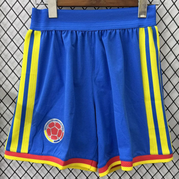 2026/27 Colombia Home Blue Player Version Shorts Pants 球员版