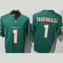 TAGOVAILOA #1 Men's Miami Dolphins NFL Jersey 海豚 (3代）