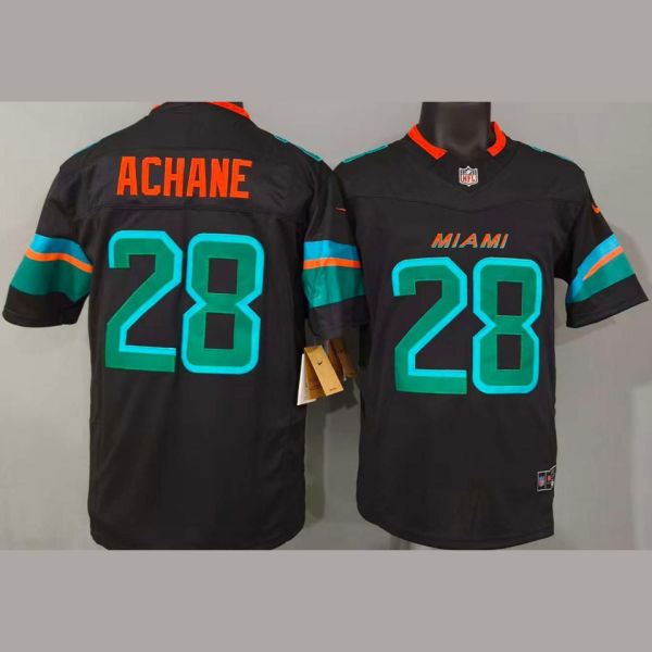 ACHANE #28 Men's Miami Dolphins NFL Jersey 海豚 (3代）