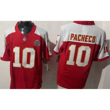 PACHECO #10 Men's Kansas City Chiefs NFL Jersey 酋长  (3代）