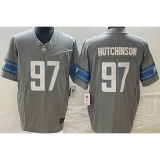 HUTCHINSON #97 Men's Detroit Lions NFL Jersey 雄狮     (3代）