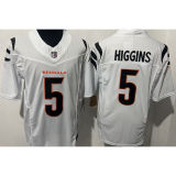 HIGGINS #5 Men's Cincinnati Bengals NFL Jersey 猛虎   (3代）