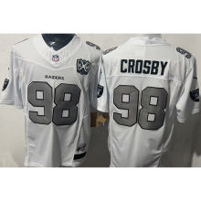CROSBY #98 Men's Las Vegas Raiders NFL Jersey 突袭者   (3代）