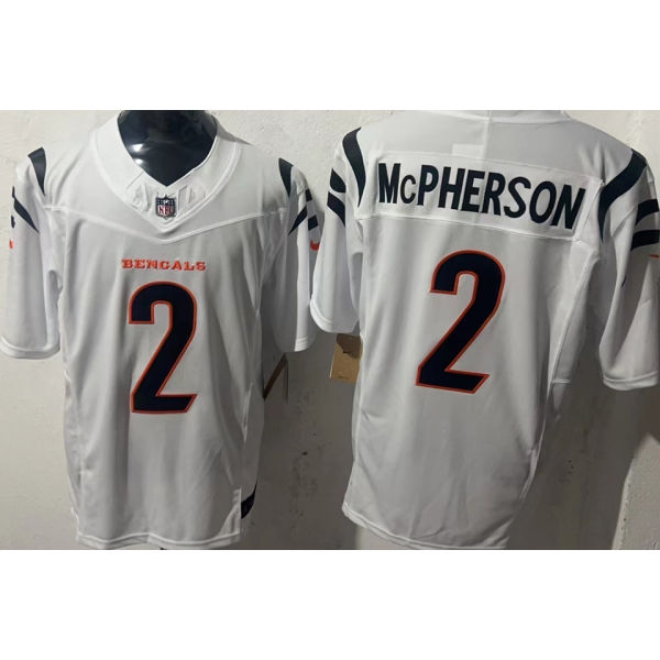 McPHERSON #2 Men's Cincinnati Bengals NFL Jersey 猛虎   (3代）