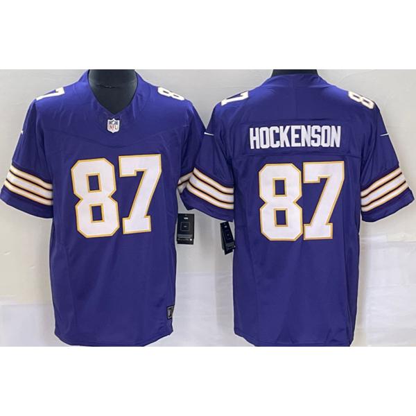 HOCKENSON #87 Men's Minnesota Vikings NFL Jersey 维京人    (3代）