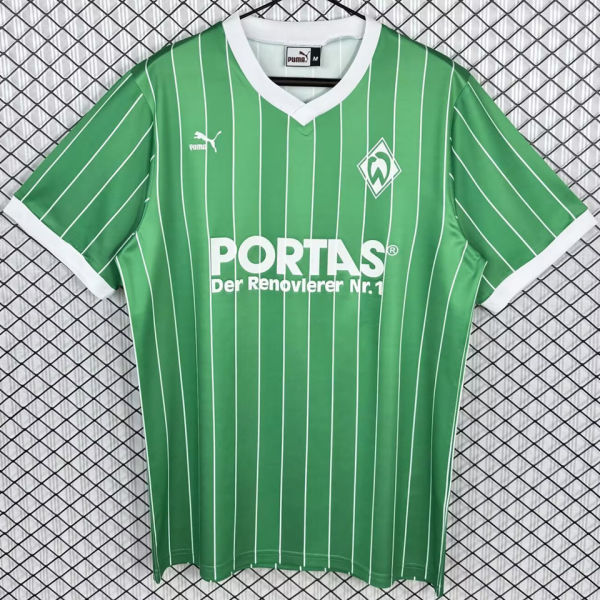 1988/1989 Werder Bremen Away Green Retro Jersey