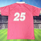2026 AD x oasis #25 Pink Retro Style Fans Soccer Jersey (Have No.25 带号码）
