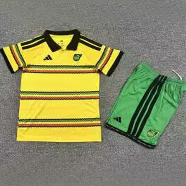 2026/27 Jamaica Home Yelloow Kids Soccer Jersey