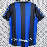 1998/1999 Brugge Home Blue Black Retro Soccer Jersey
