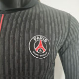 2025/26 PSG 4th Black Player Version Long Sleeve Soccer Jersey