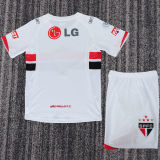 2007/2008 Sao Paulo Home Retro Kids Soccer Jersey
