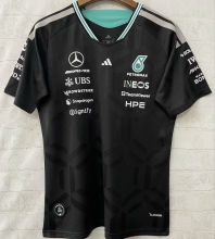 2026 Mercedes AMG Petronas F1 Black Team T-Shirt  圆领