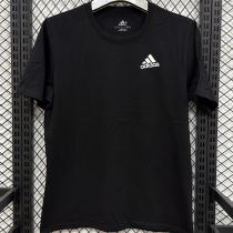 2026/27 AD Black Casual Pure Cotton T-Shirt  T285 AD左上