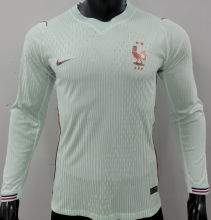 2026/27 France Away Player Version Long Sleeve Soccer Jersey
