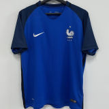 2016 France Home Retro Soccer Jersey