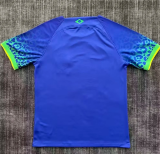 2022/23 Brazil Away Blue Retro Soccer Jersey