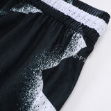 C2517 Jordan Casual Short Pants 黑白涂鸦