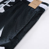 C2517 Jordan Casual Short Pants 黑白涂鸦