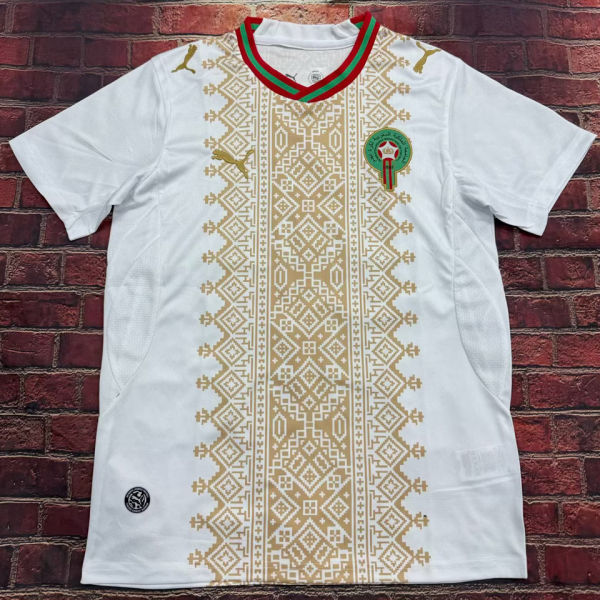 2026/27 Morocco Away White Fans Soccer Jersey