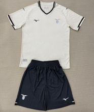 2025/26 Lazio Away White Kids Soccer Jersey