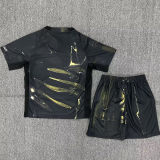 2026 PSG Dark Night Edition Black Kids Soccer Jersey 没星
