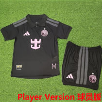 2026/27 Inter Miami Away Black Player Version Kids Jersey 球员版童装  带星