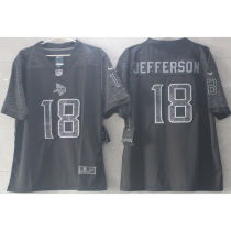 JEFFERSON #18 Men's Minnesota Vikings NFL Jersey 维京人