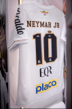 2026/27 Santos 1:1 Quality Home White Fans Soccer Jersey 全广告