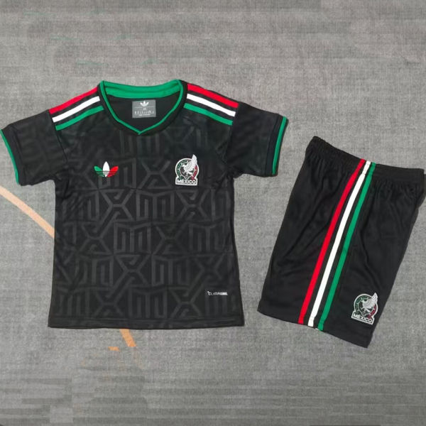 2026/27 Mexico Third Black kids Soccer Jersey