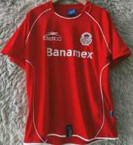 2005/2006 Deportivo Toluca Home Red Retro Soccer Jersey 托卢卡