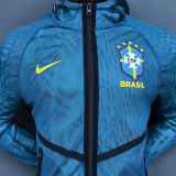 2026/27 Brazil Double Layered Windbreaker  (Size is Slightly Small ,Please Purchase a Large Size)