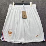 2026/27 France Home White Fans Shorts Pants